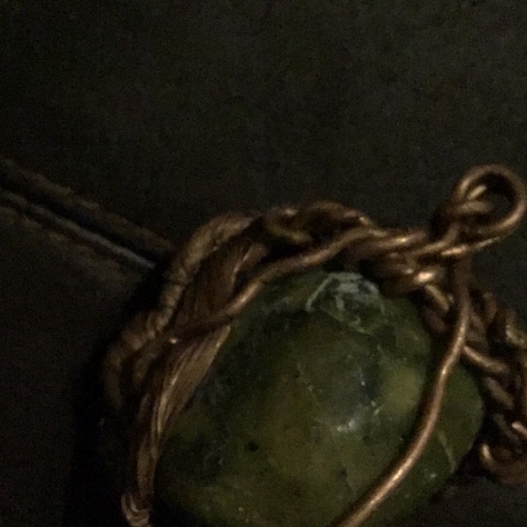 Green tree agate pendent only - Picture 4 of 4